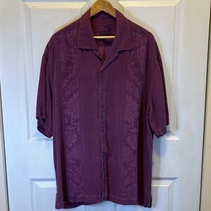 Tommy Bahama Men's Rich Purple Button Down Shirt